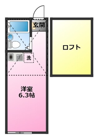 ユナイトステージ元住吉壱番館の物件間取画像